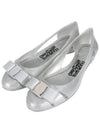 Vara Bow Jelly Ballet Flat Silver - SALVATORE FERRAGAMO - BALAAN 2