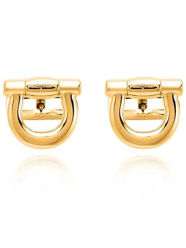 Gancini Logo Cufflinks Gold - SALVATORE FERRAGAMO - BALAAN 6