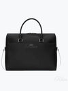 Logo Leather Brief Case Black - SAINT LAURENT - BALAAN 2