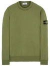 Wappen Patch Crew Neck Sweatshirt Green - STONE ISLAND - BALAAN 1