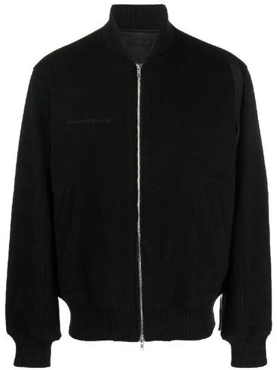 Wool Bomber Jacket Black - HELMUT LANG - BALAAN 2