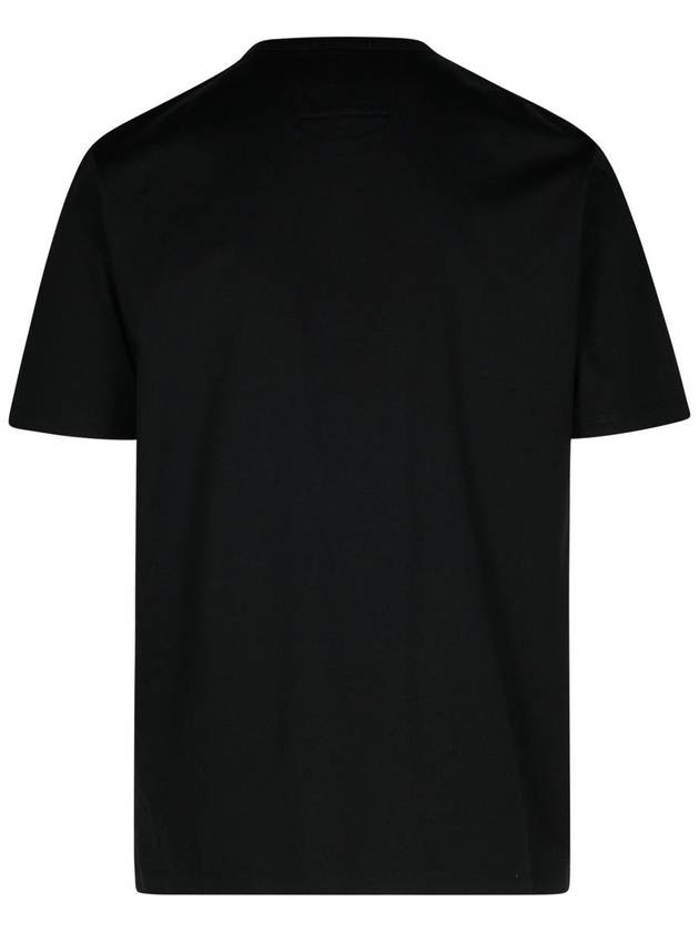 C.P. Company Black Cotton T-Shirt - CP COMPANY - BALAAN 3