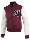 NSW Sportswear Varsity Bomber Jacket Dark Beetroot - NIKE - BALAAN 3