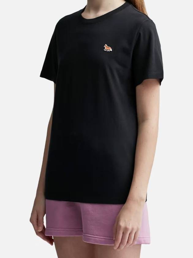 Baby Fox Regular Fit Short Sleeve T Shirt Black Women s - MAISON KITSUNE - BALAAN 7