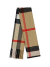 Wide Classic Check Cashmere Scarf Archive Beige - BURBERRY - BALAAN 2