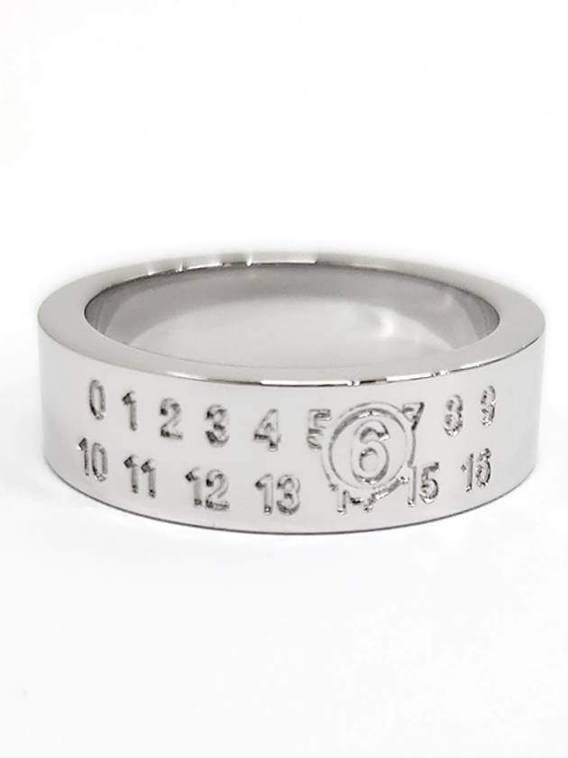 Women’s Numeric Minimal Polished Finish Ring Silver - MAISON MARGIELA - BALAAN 4