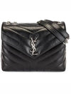 Matelasse Lulu Quilted Small Shoulder Bag Black - SAINT LAURENT - BALAAN 2