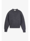 Crew Neck Wool Knit Top Grey - ALEXANDER MCQUEEN - BALAAN 2