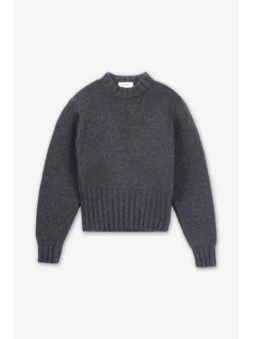 Wool Cashmere Knit Melange Gray 807668Q1BBI1015 - ALEXANDER MCQUEEN - BALAAN 1