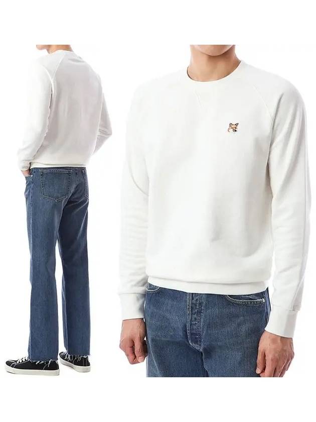 Foxhead embroidery patch sweatshirt AM00303KM0001 EC - MAISON KITSUNE - BALAAN 2