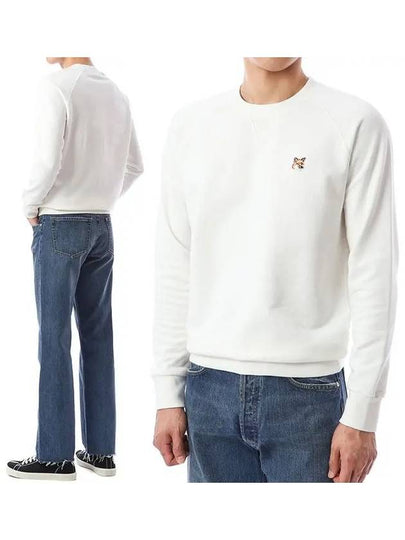 Foxhead embroidery patch sweatshirt AM00303KM0001 EC - MAISON KITSUNE - BALAAN 2