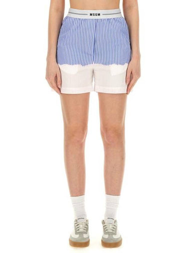 Short Pants 3641MDB09LX 24710484 BABY BLUE - MSGM - BALAAN 1