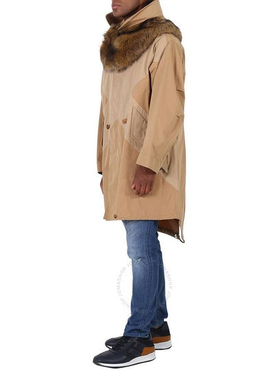 Burberry Cotton-twill Blend Parka Coat With Detachable Hood, Brand Size 46 (US Size 36) - BURBERRY - BALAAN 2