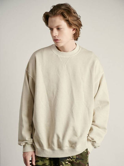 Berlin Pigment Sweatshirt Cream - SMITH ARMOR - BALAAN 2