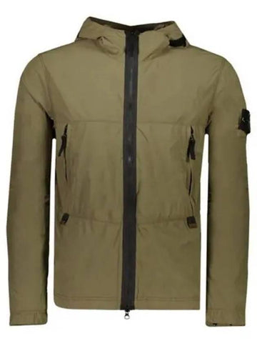 741540131 V0058 Wappen Skin Touch Nylon Hooded Zip up Jacket Khaki Men s TR 270117 - STONE ISLAND - BALAAN 1