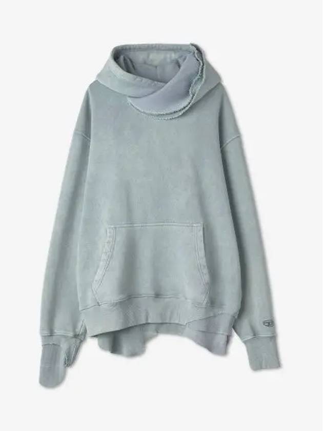 S-Topper Hoodie Blue Grey - DIESEL - BALAAN 2