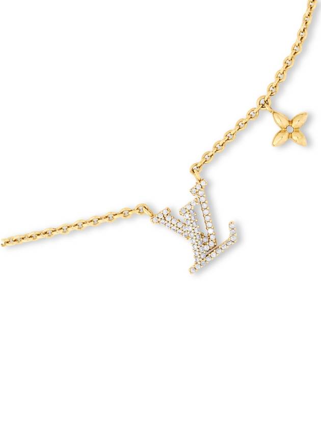 LV Iconic Crystal Necklace Gold - LOUIS VUITTON - BALAAN 3