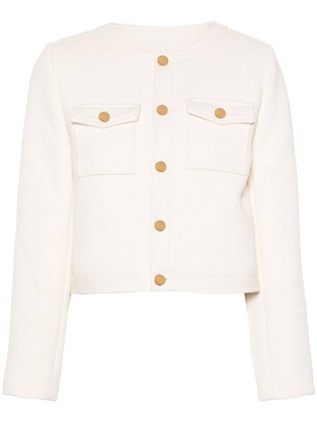 Dani Cotton Jacket Ivory - CELINE - BALAAN 1