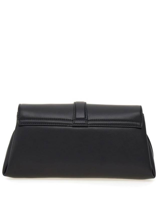 Front Flap Shoulder Bag Black - SALVATORE FERRAGAMO - BALAAN 3