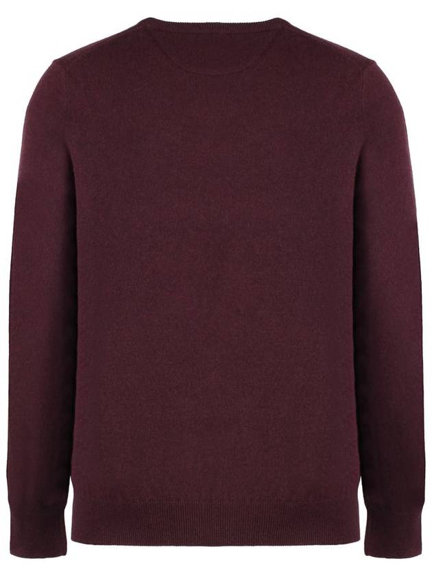 crew neck wool knit top burgundy - POLO RALPH LAUREN - BALAAN 3