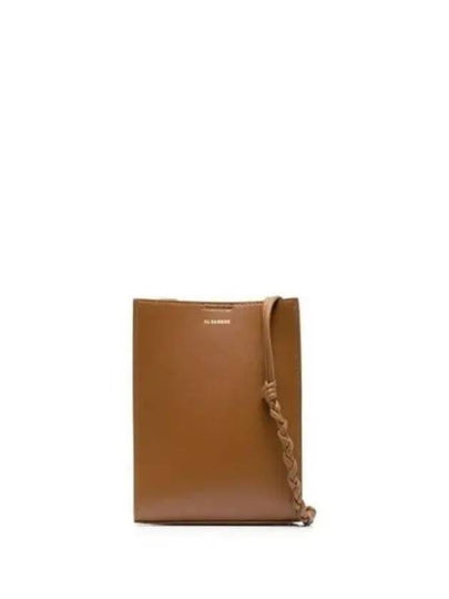 Tangle Smooth Leather Small Cross Bag Brown - JIL SANDER - BALAAN 2