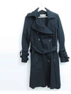 Smith Market Dark Navy Coat Women s Clothing - ISSEY MIYAKE - BALAAN 1