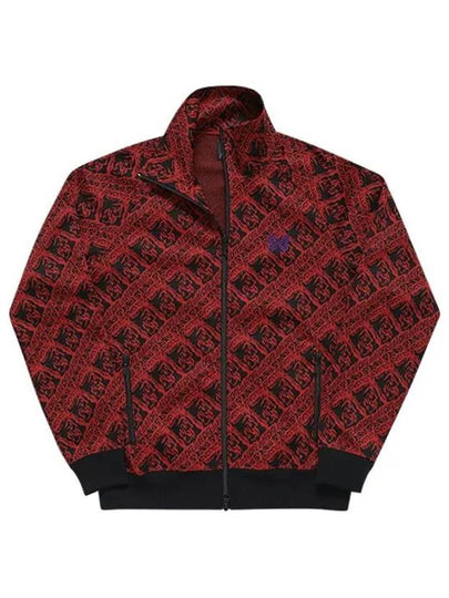 Poly Jacquard Track Jacket Red - NEEDLES - BALAAN 2