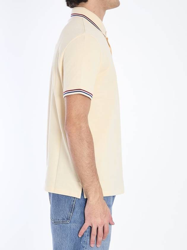 Piqué Cotton Polo Shirt - VALENTINO - BALAAN 3