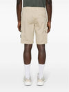 Logo Cotton Slim Cargo Shorts Beige - STONE ISLAND - BALAAN 6