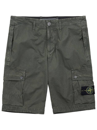 Cargo Bermuda Shorts Green - STONE ISLAND - BALAAN 2