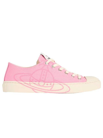 Women's Plimsoll Low Top Sneakers Pink - VIVIENNE WESTWOOD - BALAAN 1