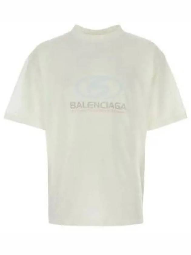 Surfer Medium Fit Short Sleeve T-Shirt White - BALENCIAGA - BALAAN 2