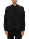 CP Company Long Sleeve Shirt 17CMOS135A 005783G999 BLACK - CP COMPANY - BALAAN 1