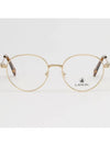 Glasses Frame LNV2107 703 Men Women Gold Frame Glasses Fashion - LANVIN - BALAAN 3