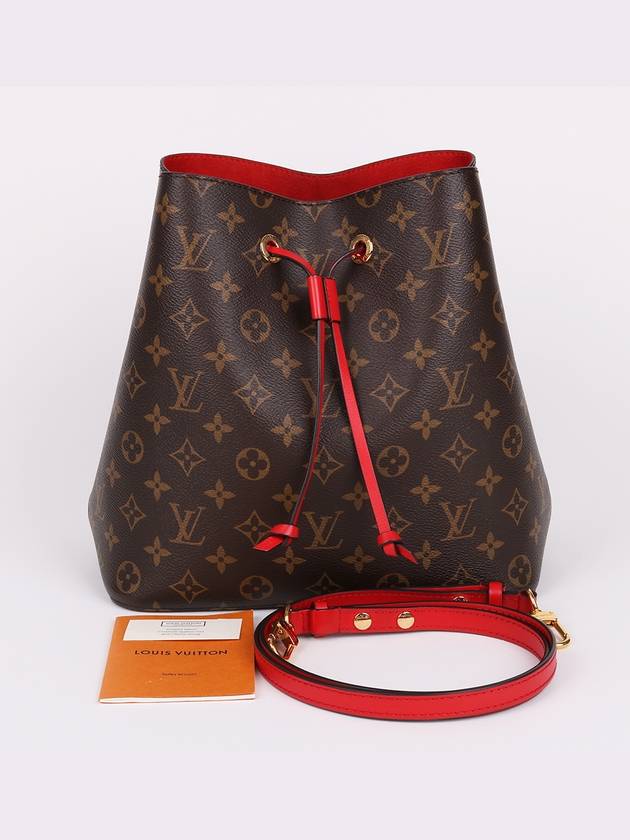 M44021 Red Neonoe MM Bucket Shoulder Bag - LOUIS VUITTON - BALAAN 10