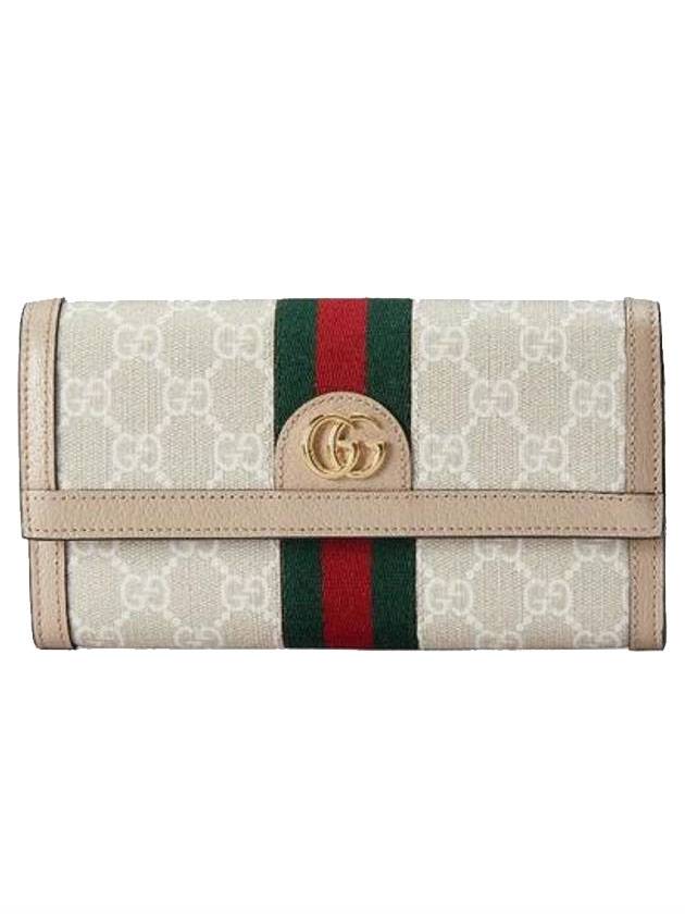 Ophidia GG Continental Long Wallet Beige - GUCCI - BALAAN 1