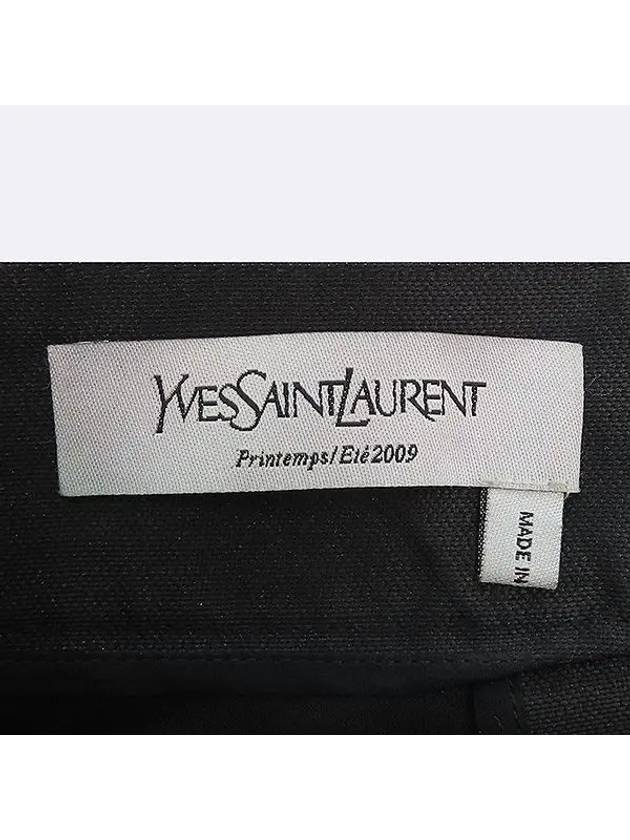 Black color cotton skirt - SAINT LAURENT - BALAAN 3