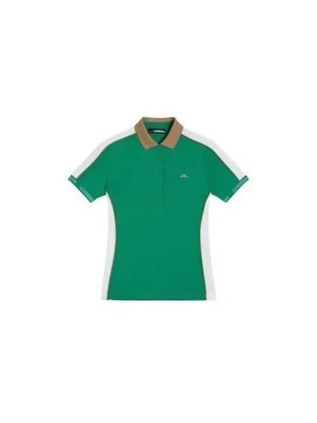 Golf Women's Damai Polo Shirt JL Green - J.LINDEBERG - BALAAN 2