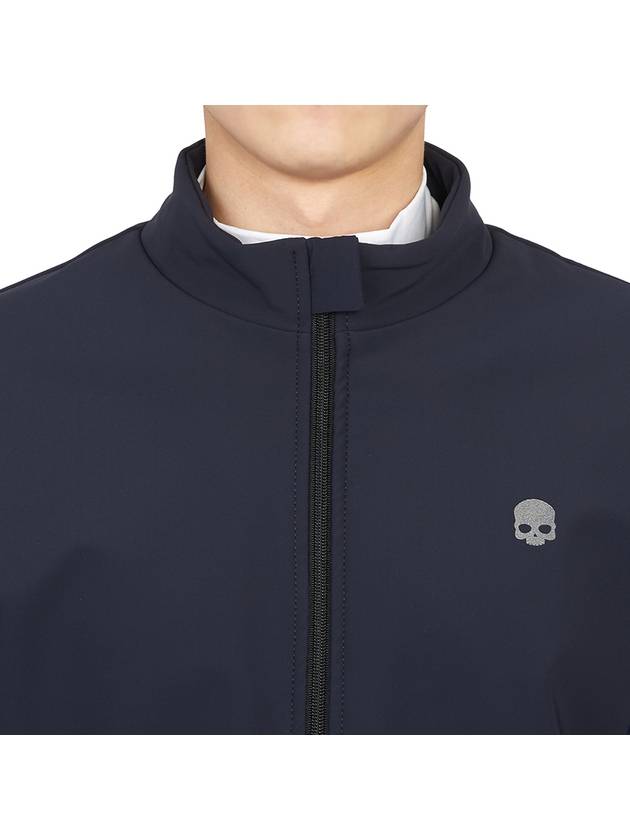 women's brushed zip-up jacket navy - HYDROGEN - BALAAN 8