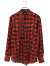 Check Long Sleeve Shirt Red - DSQUARED2 - BALAAN 8