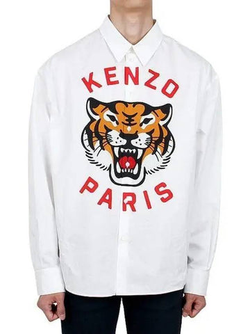 LUCKY TIGER Shirt 5CH420 9P7 01 1108409 - KENZO - BALAAN 1