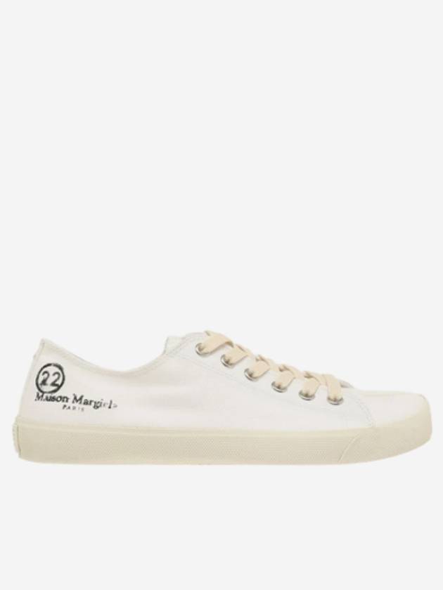 Tabi Canvas Low Top Sneakers White - MAISON MARGIELA - BALAAN 3