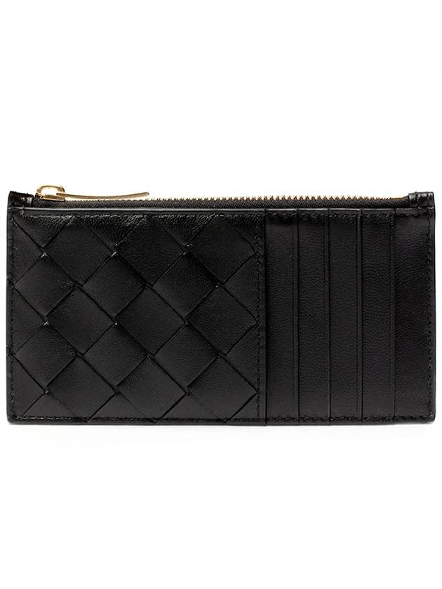 Intrecciato Card Wallet Black - BOTTEGA VENETA - BALAAN 2