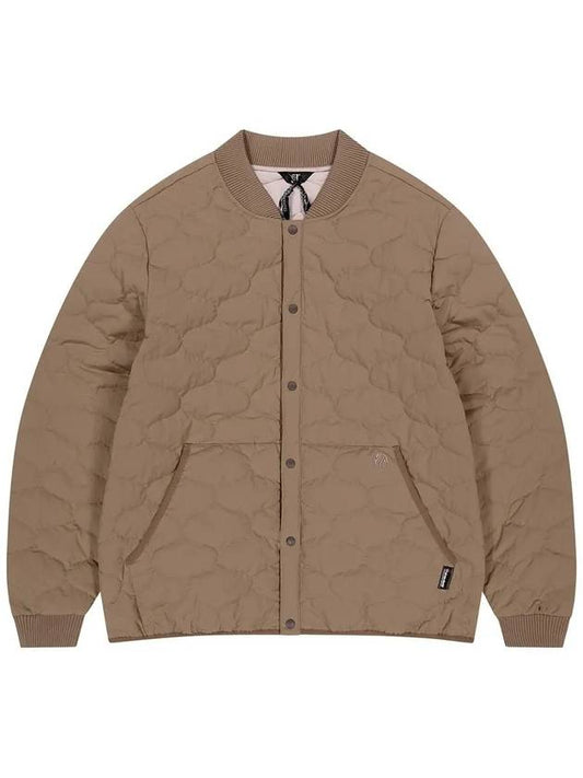 OG wave quilting light padded jacket camel - OFFGRID - BALAAN 2