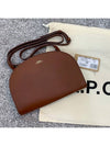 Demi Lune Half Moon Cross Bag Brown - A.P.C. - BALAAN 4