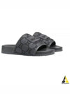 GG Slide Sandals Grey - GUCCI - BALAAN 2