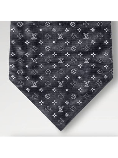 Tie Monogram Gradient Dot Gray Silk M93399 - LOUIS VUITTON - BALAAN 1