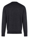 Logo Crew Neck Wool Knit Top Navy - POLO RALPH LAUREN - BALAAN 3