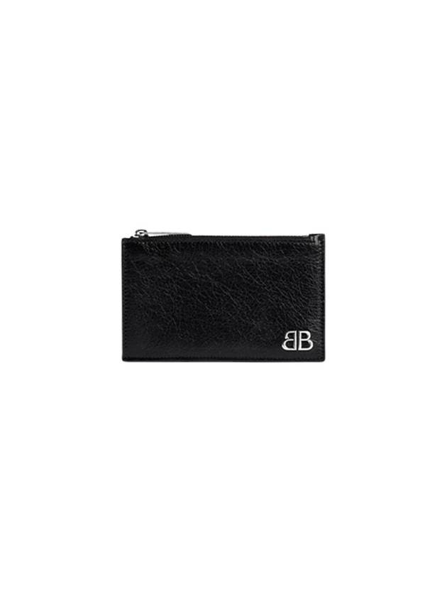 Monaco Long Coin Card Wallet Black - BALENCIAGA - BALAAN 1