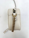 GG Marmont Matelasse Small Chain Shoulder Bag White - GUCCI - BALAAN 5